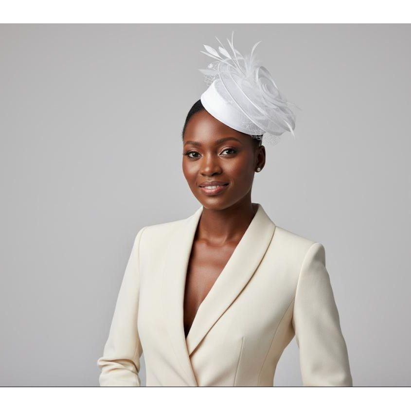 Rhinestone Round Victorian Gothic Spider Fascinator Hat