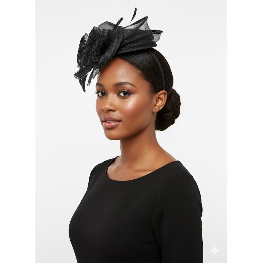 Elegant Fedora Fascinator Hat