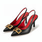 Women's Pointed Toe Slingback Heels