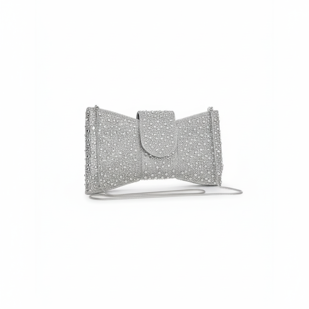 Bow shaped evening bags