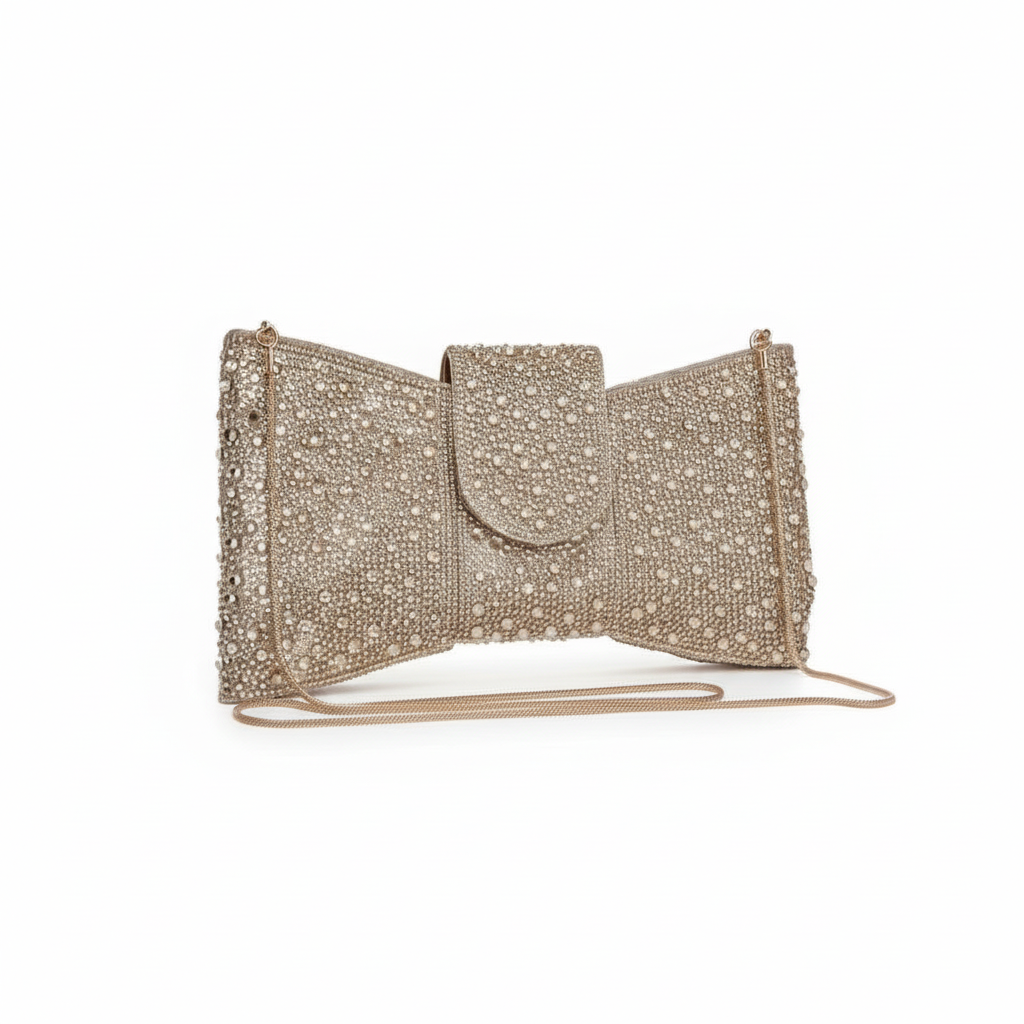 Bow shaped evening bags