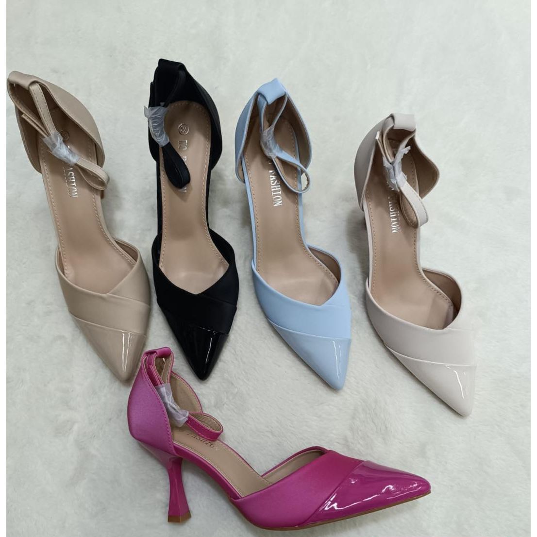 Women Point Toe Ankle Strap Elegant Flat Shoes