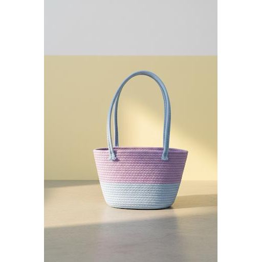 Woven Cotton Rope Tote Bag