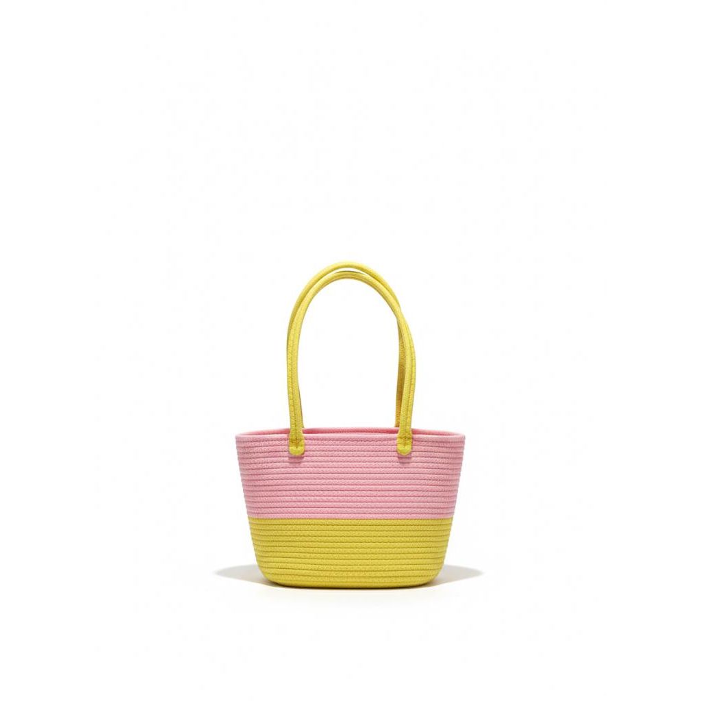 Woven Cotton Rope Tote Bag