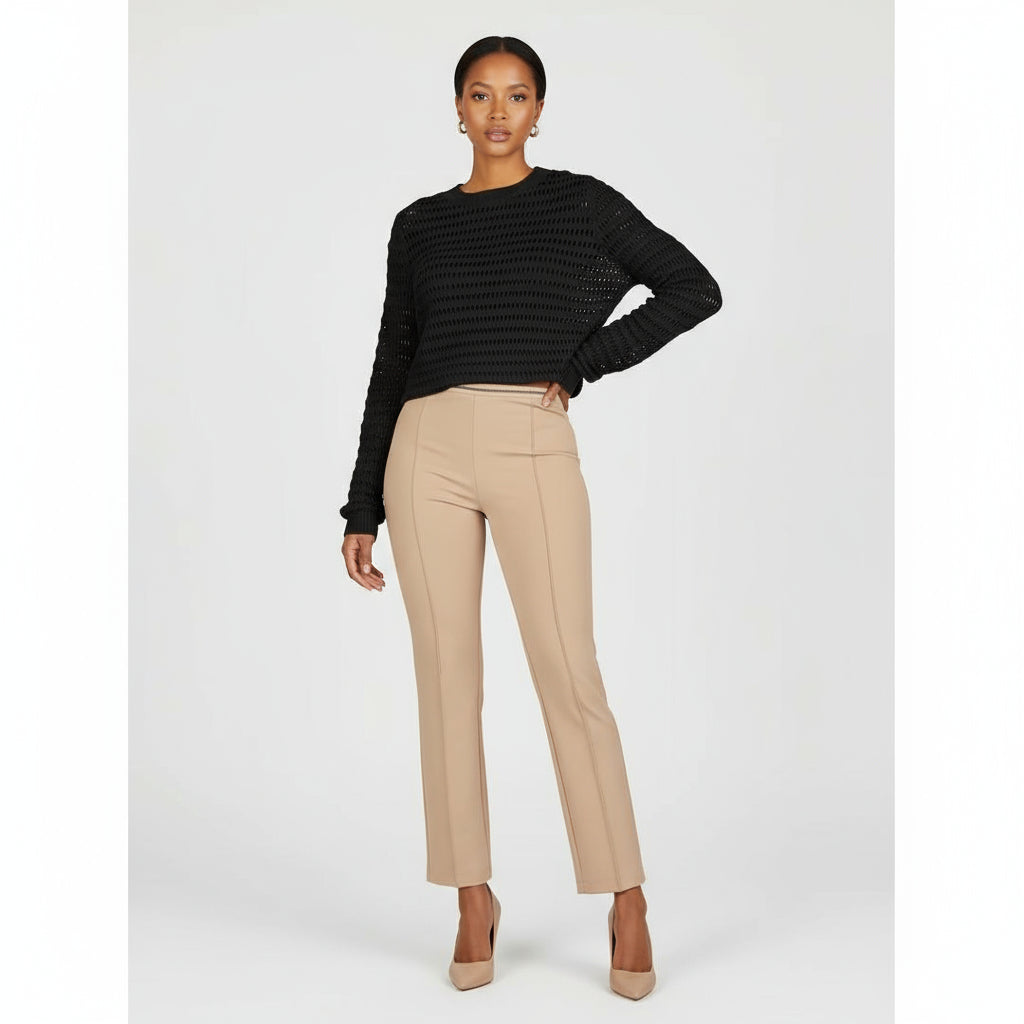 Long Sleeve  Casual Crew Neck Solid Colour Sweater