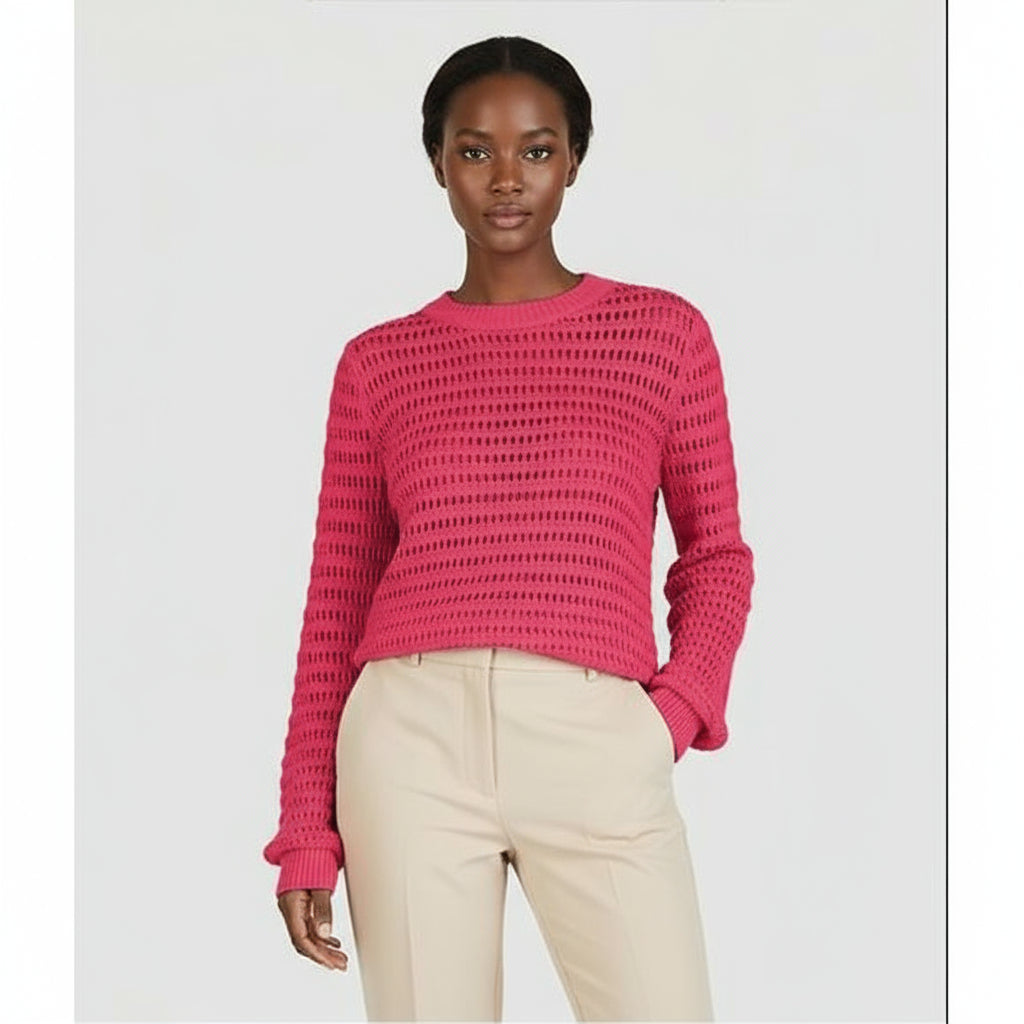 Long Sleeve  Casual Crew Neck Solid Colour Sweater