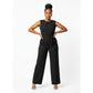 Chic  Sleeveless Top & High-Waist Pants 2-Piece Set