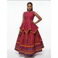 Traditional Shweshwe Sleeveless  Pleat Dress