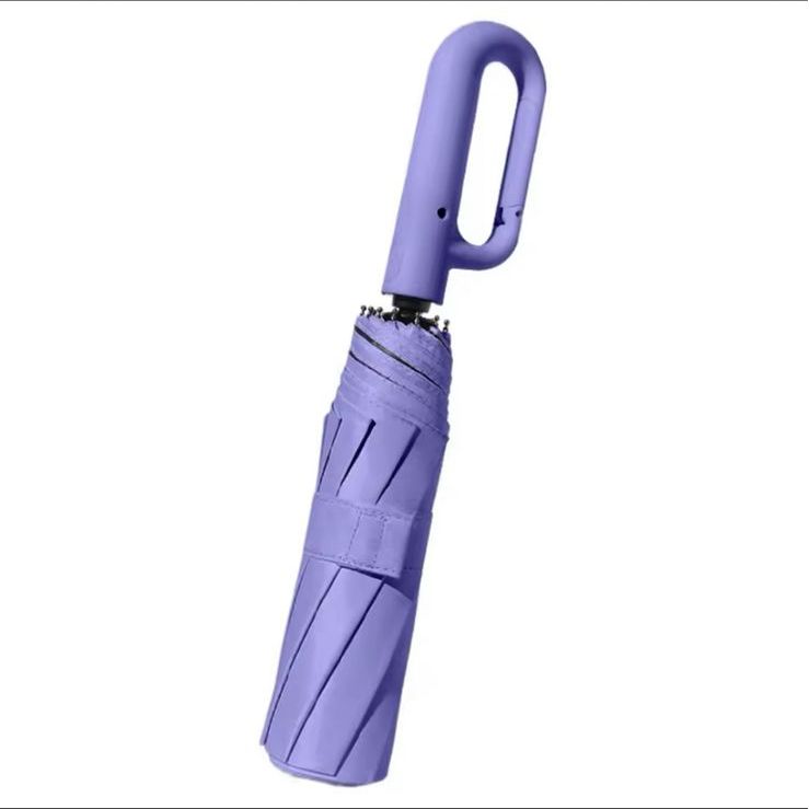 Portable Folding Umbrella With Hook Handle
