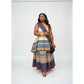 Vintage Ankara Boobtube Maxi Dress
