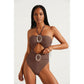 Cin Cin Disco Hoop One-piece swimsuit