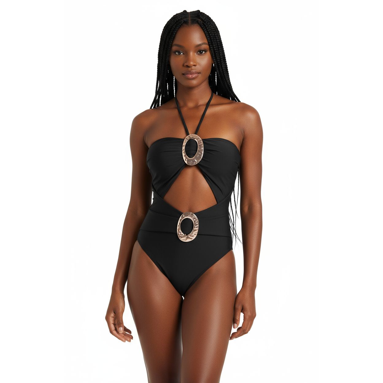 Cin Cin Disco Hoop One-piece swimsuit