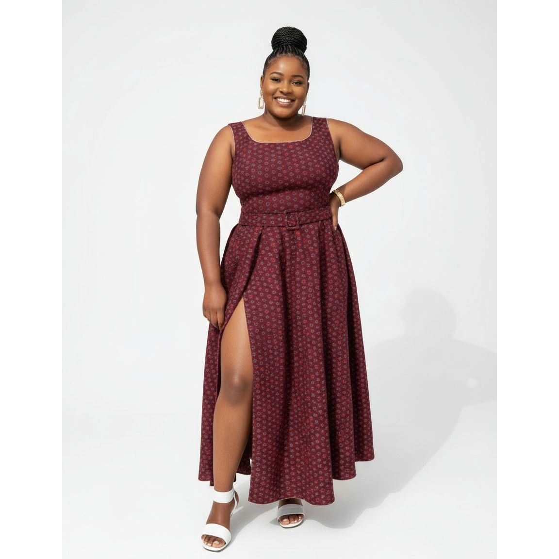 Traditional African Shweshwe  Attire Dress.