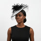 Sinamay Feather Fascinator Headpiece For Drag Queens