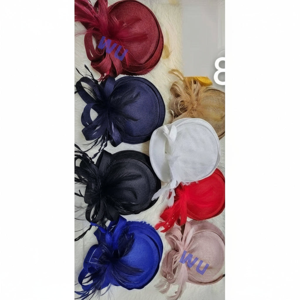 Chic Feather Fascinator Hat