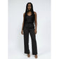 Ladies Wide Leg High Waisted Pants