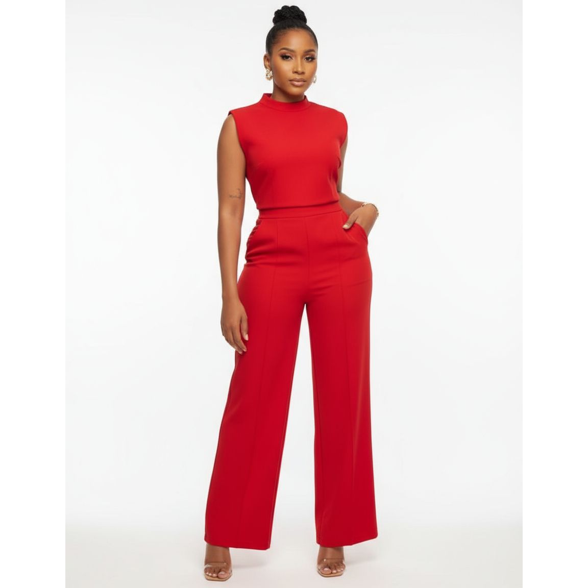 Summer Sleeveless Tank Top and Trousers Tracksuit Set