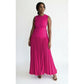 Plus Size Sleeveless Pleated Newly Maxi Dress
