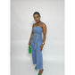 Cropped Sleeveless Denim Jumpsuit