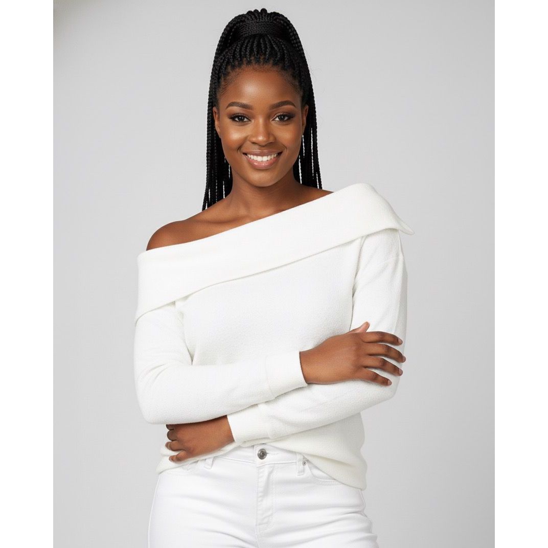 Off-Shoulder Sweater.