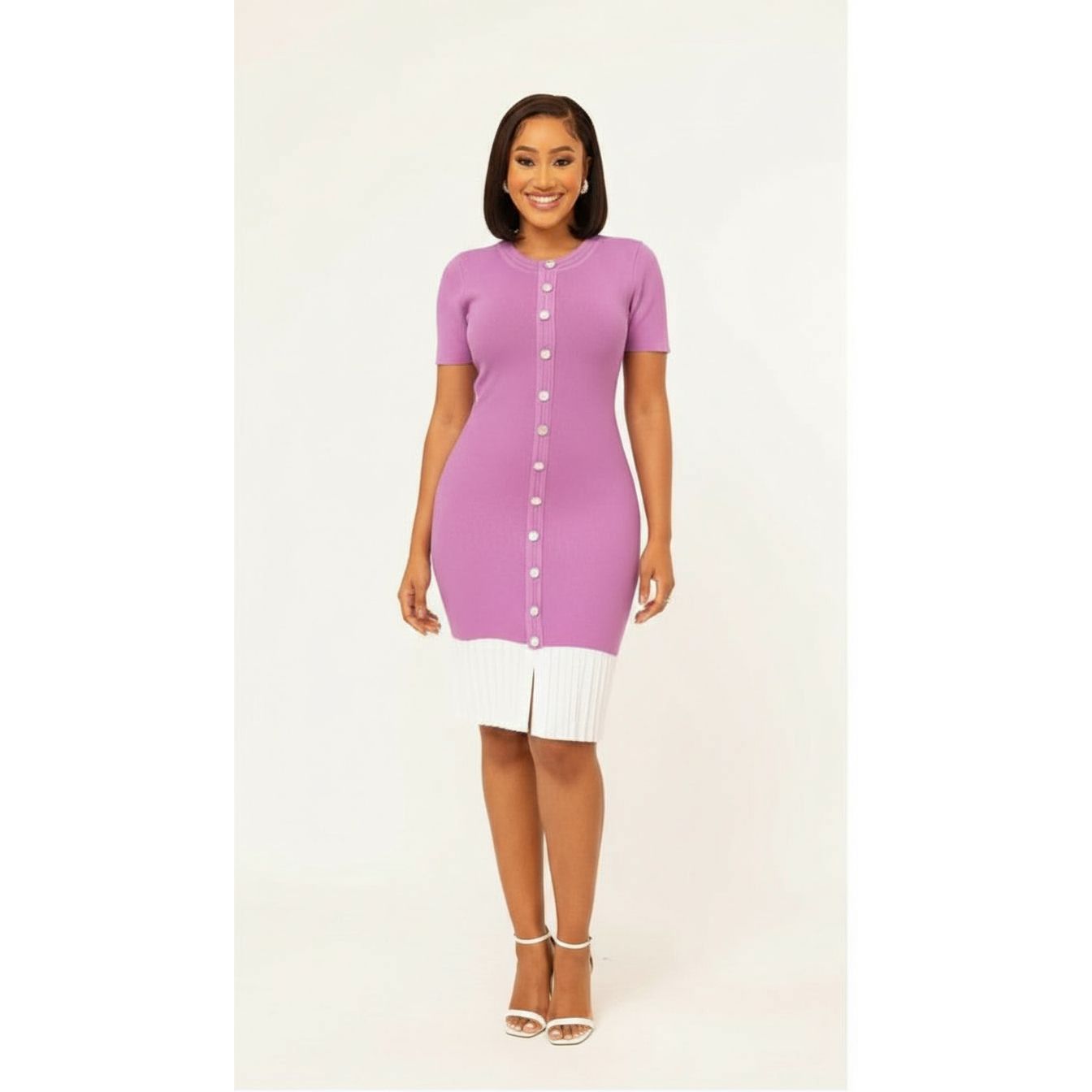 Multi Kinops Knitted Mini Dress