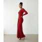 Tie Wrap Designer Maxi Dress