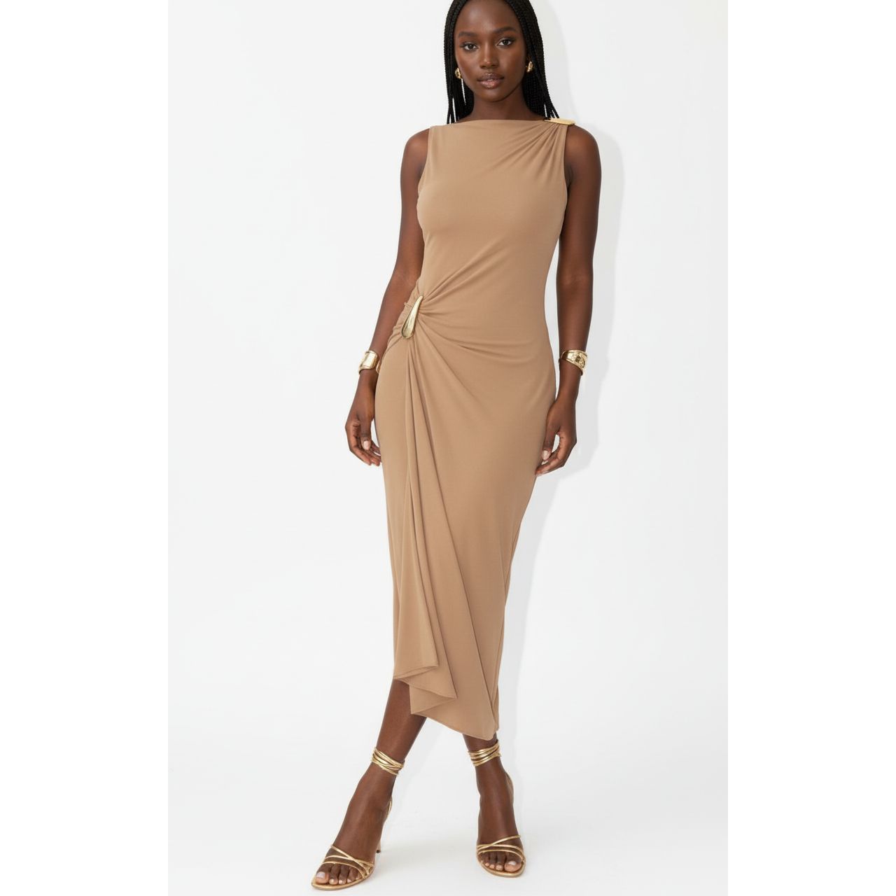Sleeveless Newly Bodycon Maxi Dress