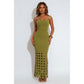 Sleeveless Chained Desire Maxi Dress