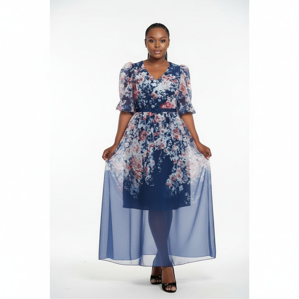 Floral Print Maxi Dress