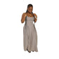 Big Back Bow Custom Pleated Plus Size Maxi Dress