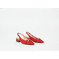 Women Kitten Slingback Mid Low Pumps