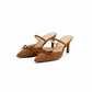 Women's Two Toned Bow Sandal