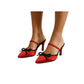 Women's Two Toned Bow Sandal