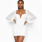 Sexy Long Sleeve Mini Dress