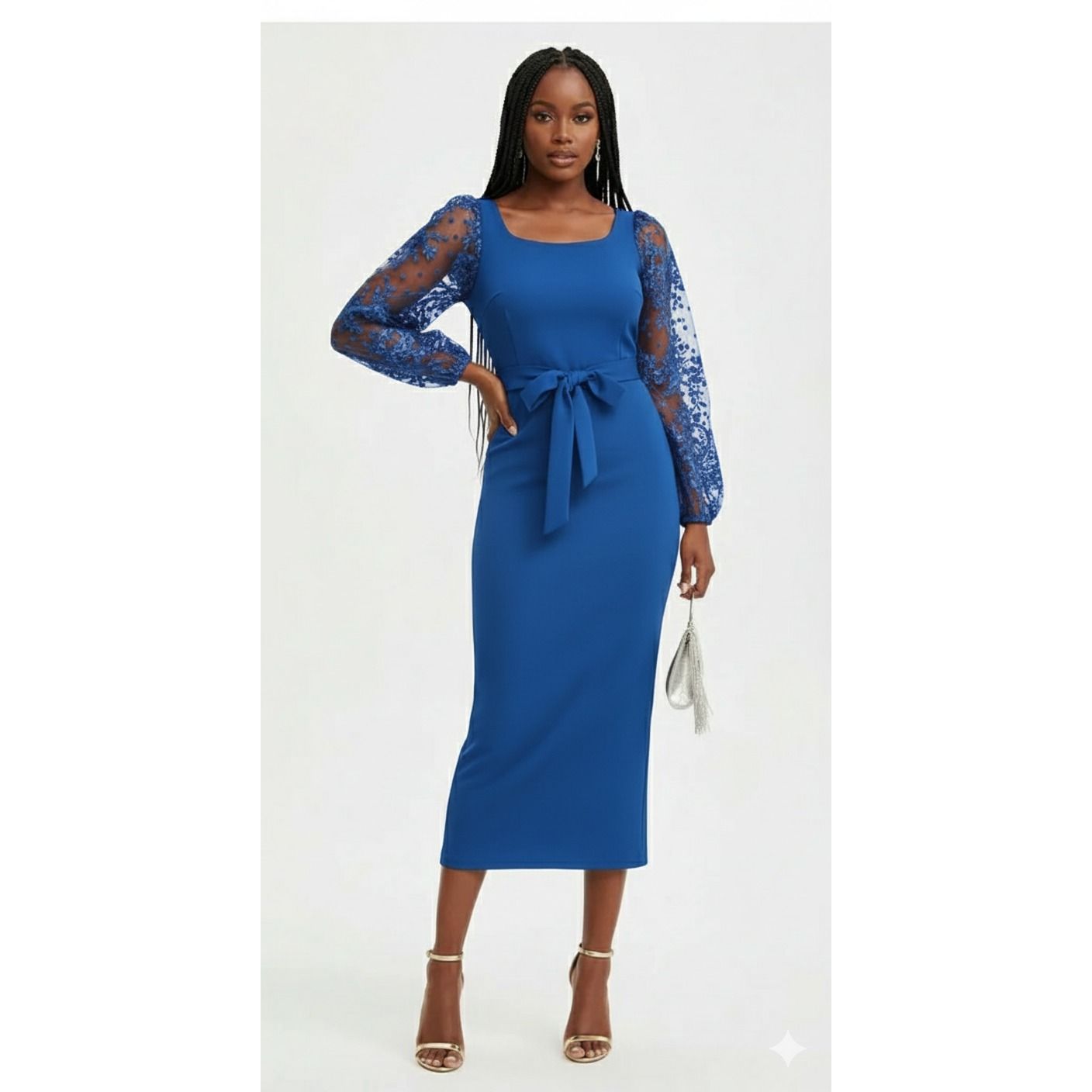 Long Sleeve Lace Bodycon Dress