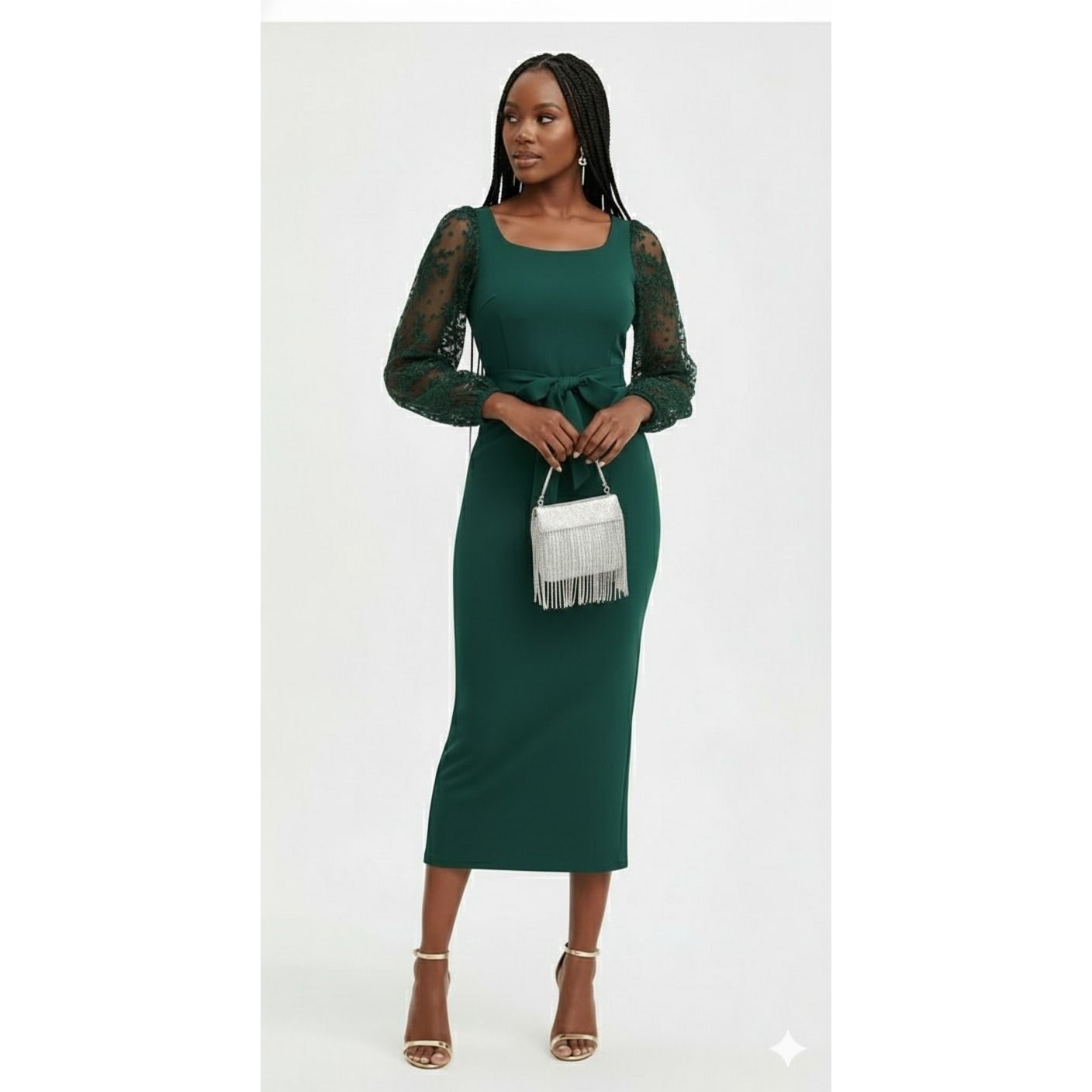 Long Sleeve Lace Bodycon Dress