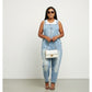 Cargo Denim Buttoned Jumpsuit