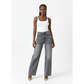 Women's High-Waisted Grey Wash Jeans