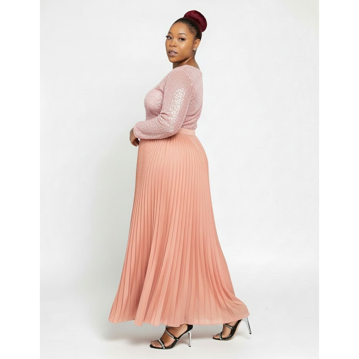 Women's Classy Pleated Long Dress