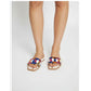 Women's Multi-Coloured Weave Sandals