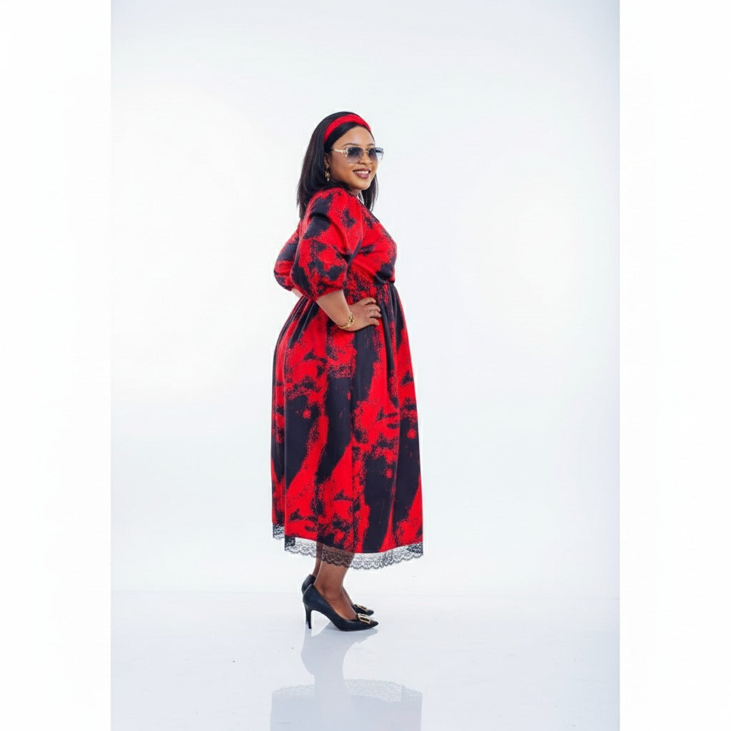 Long Sleeve Floral Maxi Dress