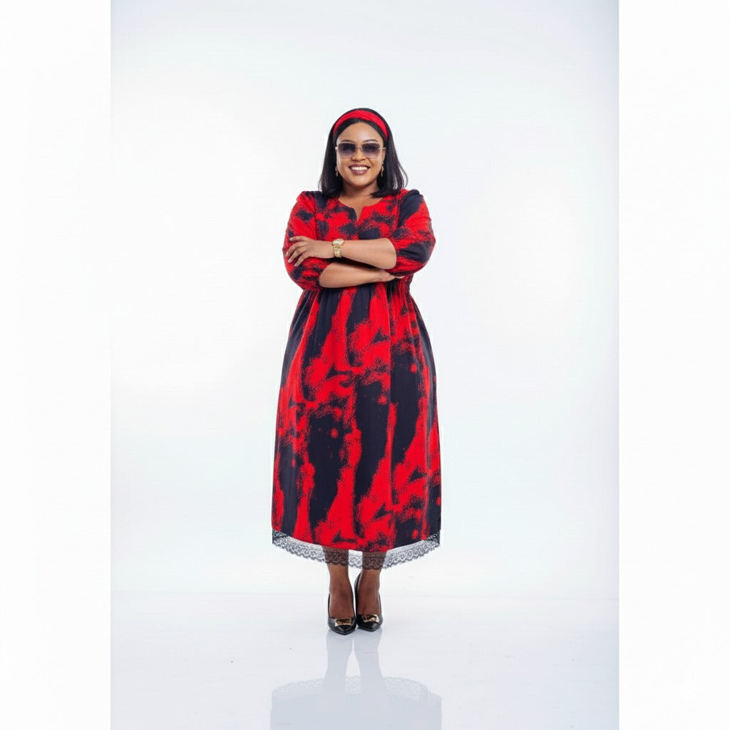 Long Sleeve Floral Maxi Dress