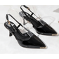 Women's Pointed-toe Stiletto Slingback High Heels