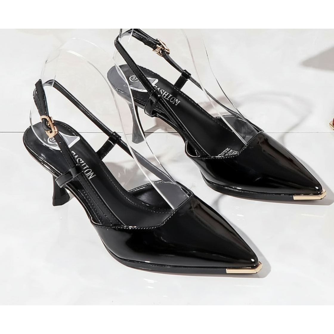 Women's Pointed-toe Stiletto Slingback High Heels