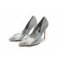 Elegant Pointed Bowknot Rhinestone Stilettos