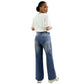 Faded Blue Wide Leg Carpenter Trousers