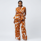 Bold Abstract Print Two-Piece Set