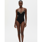V-Neck One-Piece with Gold Charms Swimwear