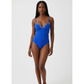 V-Neck One-Piece with Gold Charms Swimwear