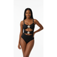 Starfish Embellished Cutout Monokini Swimsuit
